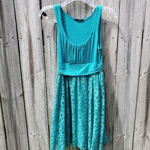 Gently Worn Summer Dress in Turquoise